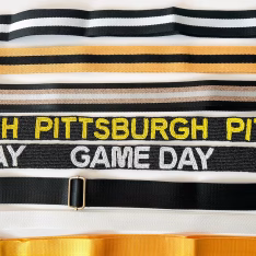 Pittsburgh “Steel City” Clear Stadium Bag – Game Day Approved Purse - Lauren